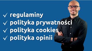 Regulamin sklepu internetowego polityka prywatności cookies opinii  co musisz mieć [upl. by Gotcher506]