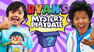 Ryans Mystery Play Day with MarMar Land Visiting the Ryans Mystery Playdate TV Show [upl. by Nwahsir420]