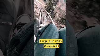 FranceChamonixLugeSurRail travel montblanc tourism [upl. by Nadeau]