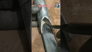 new tricks for connecting round pipes and square pipes shorts technique [upl. by Ahsilahk]