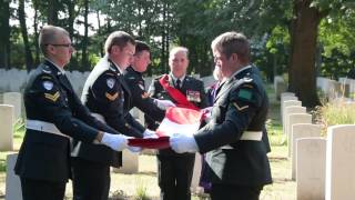 Private Duncanson ceremonial funeral in Belgium [upl. by Pansir]