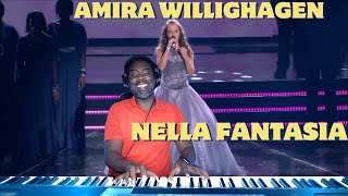 Amira Willighagen Nella Fantasia Live In Concert First Time Reaction [upl. by Eceinart]