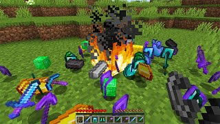 o fogo dropa itens op no minecraft [upl. by Atinet474]