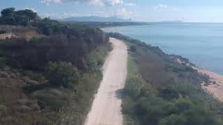 Marinella di Selinunte TrapaniBeach towards Belice Natural Park [upl. by Sueaddaht338]