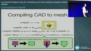 Functional Programming for Compiling and Decompiling ComputerAided Design [upl. by Avner505]