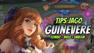 CARA MAIN GUINEVERE BUFF  amp COMBO GUINEVERE  EMBLEM amp BUILD TERSAKIT 2023   GUINEVERE GAMEPLAY [upl. by Richart633]