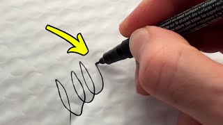 QUICK TEST ‎STAEDTLER Lumocolor Marker Permanent Fine [upl. by Nired]