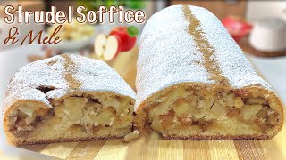 STRUDEL SOFFICE DI MELE 🍎 Impasto leggero alla RICOTTA velocissimo 🍎 [upl. by Eiliah]