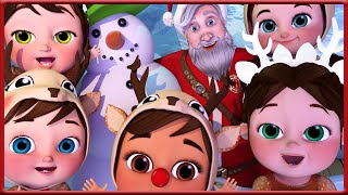 Rudolph the Red Nosed Reindeer Song  Banana Cartoon HD [upl. by Eahsal]