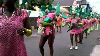 Costume Band Carnival Tuesday in Dominica 2011 [upl. by Mastrianni172]