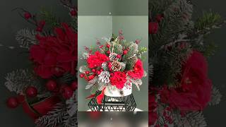 ARREGLOS FLORALES NAVIDEÑOS  IDEAS CREATIVAS amp SENCILLAS christmas trending [upl. by Mohn]