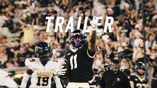 Gold  Wake Forest Football vs UVA Trailer [upl. by Aerdnaed]