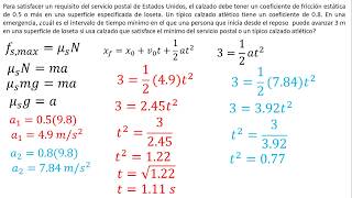 Física  Fuerza de fricción  Ejemplo 3 [upl. by Hadias]