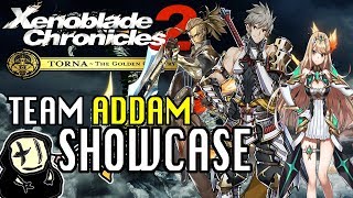 XC2 TornaThe Golden Country  Team Addam Showcase Fusion Combo Attacker [upl. by Yolande908]