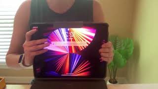 Zagg Pro Keys Case for iPad Pro 129 Unboxing  First Impressions [upl. by Lanae]