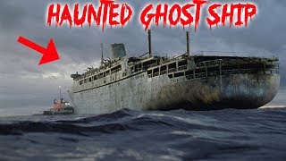 SEARCHING FOR ABANDONED GHOST SHIP HAUNTED WRECK  MOE SARGI [upl. by Cired547]