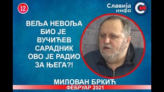 INTERVJU Milovan Brkić  Velja Nevolja bio je Vučićev saradnik ovo je radio za njega 822021 [upl. by Nadual]