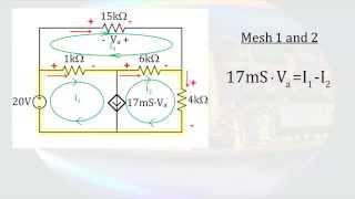 11 Mesh Current Analysis [upl. by Dnarud726]