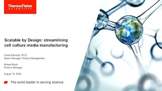 Scalable by Design streamlining cell culture media manufacturing [upl. by Babette]