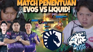 MATCH PENENTUAN POINT UNTUK EVOS  MENEGANGKAN COK  EVOS VS LIQUID MATCH 3  MPL S14 [upl. by Naillimxam]