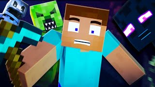 EVERY MINECRAFT MONSTER RAP 🎵 Creeper Skeleton Enderman Zombie Pigman🎵 Animation compilation [upl. by Meerek756]