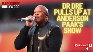 Dr Dre Pulls Up At Anderson Paaks Show at The Hollywood Bowl  Rap Sheet Hollywood [upl. by Rachaba]