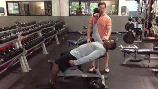 Fixing Blake Sims Shoulder Injury with Bottoms Up and Head Off Kettlebell Chest Press [upl. by Drahsir]