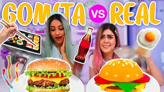 COMIDA DE GOMITA VS COMIDA REAL  MIS PASTELITOS [upl. by Ettenil922]