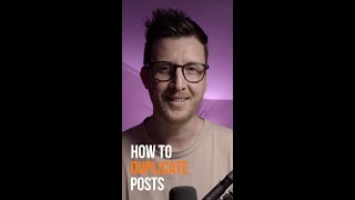 How to Duplicate a Post or Page in WordPress [upl. by Aneehsit18]