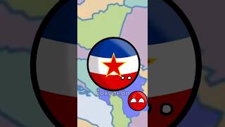 La disolución de Yugoslavia 🇷🇸⭐ countryballs yugoslavia serbia europa humor viral [upl. by Aicemat727]