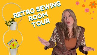 Ultimate Retro Sewing Room Tour [upl. by Dagney642]