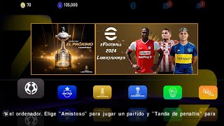 eFootball Libertadores 2024 Star Patch Para PPSSPPPSP con Narración en español [upl. by Immij]