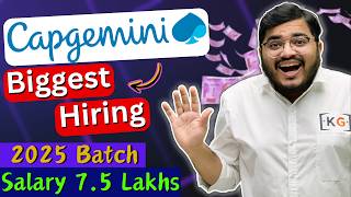 Capgemini Hiring 2025 Batch 🔥  Capgemini Exam Pattern  Capgemini Syllabus  Capgemini Preparation [upl. by Armand]