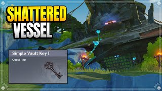 Shattered Vessel Puzzle  World Quests amp Puzzles 【Genshin Impact】 [upl. by Colt]