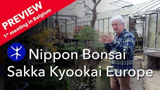 Update for the 1st Sakka Kyookia Belgium Bonsai meeting English subtitle [upl. by Gavin]