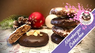 bestes Lebkuchen Rezept 🎄 Elisenlebkuchen  Nürnberger Lebkuchen  klassisch ohne Mehl glutenfrei [upl. by Onitselec]