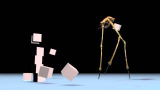 Cinema 4D  Half life 2 Strider Walk animation [upl. by Cami577]