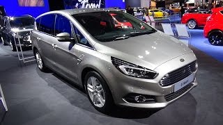 2016  Ford SMax Titanium 20 TDCI  Exterior and Interior  Auto Show Brussels 2016 [upl. by Padraig]