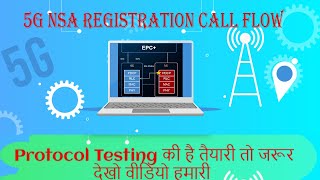 5G Non Standalone Registration Call Flow  ENDC Registration  Dual connectivity  Wireless School [upl. by Ttirrem632]