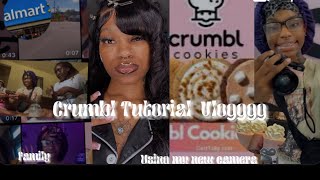 TIKTOK MADE US BUYCRUMBLE COOKIES 🍪 REVIEW FAMILY VLOGG BRE’ANA [upl. by Reld]