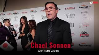 Chael Sonnen goes off on Ian Garry talks Bellator sale and more on MMA Awards red carpet [upl. by Nycila592]