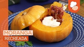 Moranga recheada com carneseca e requeijão — Receitas TudoGostoso [upl. by Emiolhs]