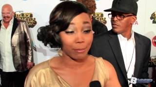 Shamari from Blaque Talks About Death of Natina Reed  Centric Soul Train Awards 2012 [upl. by Sivahc]