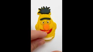 Lets Make Bert From Sesame Street 💛 artclasses [upl. by Brest205]