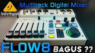 Review Digital Mixer FLOW 8 Multitrack 32Bit  Detail Kelebihan amp Kekurangan  Low Noise [upl. by Irot]