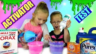 Testing Different ACTIVATORS For SLIME  Which one works best [upl. by Domenic418]