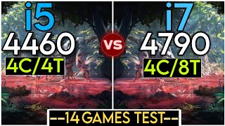 i5 4460 vs I7 4790  Test In 14 Games  How Big Difference   ft GTX 1660 SUPER [upl. by Iew]