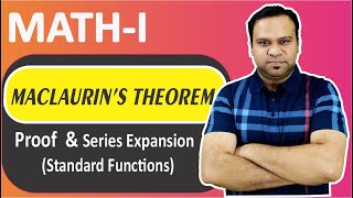 Maclaurins Theorem  Series expansion of standard functions  Hinger engineering mathematics [upl. by Mitchiner]