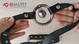 MChastity  How to Assemble Inverted Chastity Device With Belt [upl. by Bran879]