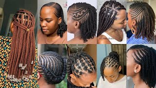 New amp Latest Braiding Hair Hairstyles For Black Women 2024 1 [upl. by Inol]